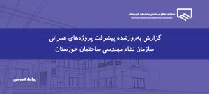 پیشرفت فیزیکی ساختمان کوی پیروزی به ۸۲ درصد رسید؛ ساختمان دفتر نمایندگی دزفول نیز ۵۹ درصد پیشرفت دارد.
